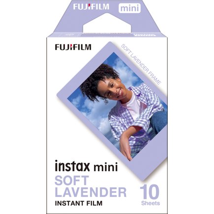 Fujifilm Instax Mini Instant Film Soft Lavender - 10 Sheets - film listing