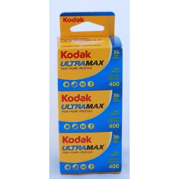 KodakUltra Max 400 GC-135-36 Film - 3 Pack - film listing