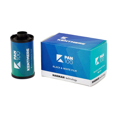 Kentmere 100 Pan 35mm - 24 Exposures - film listing