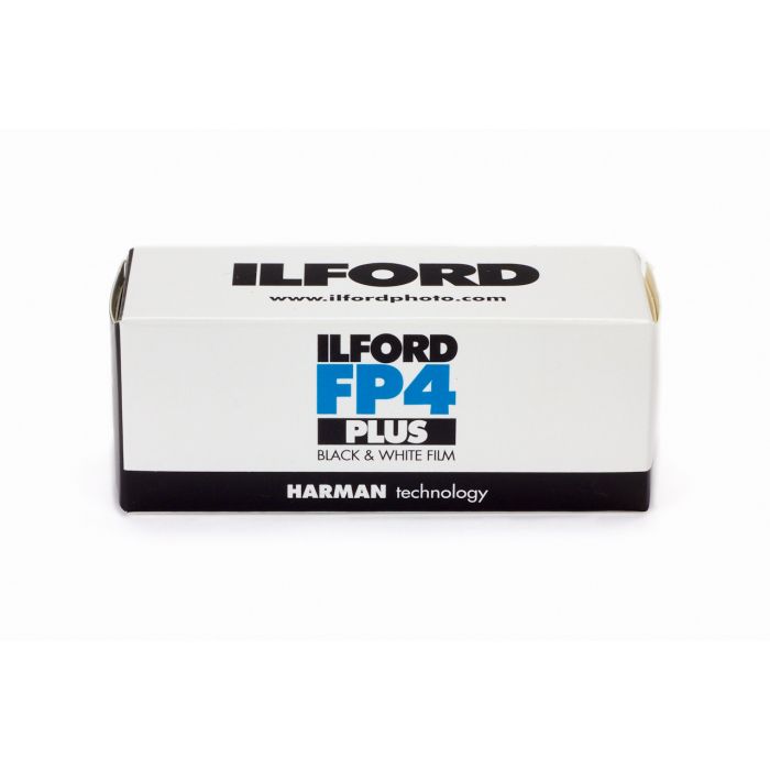 Ilford FP4 120 film box
