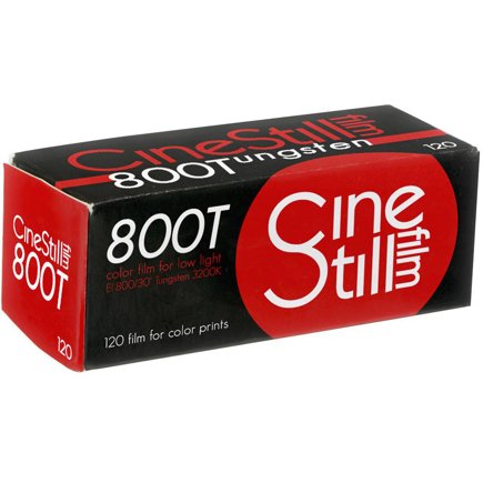 CineStill 800Tungsten High Speed Color Film 120 Format ISO 800 - Roll - film listing