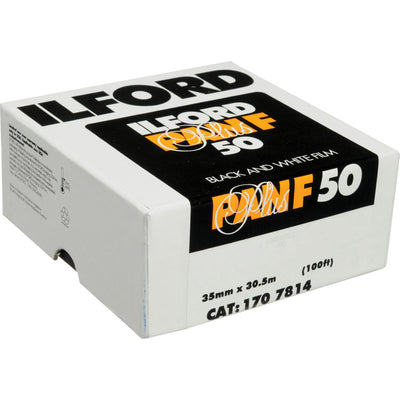 Ilford Pan F 50 - 35mm x 100' Roll - film listing