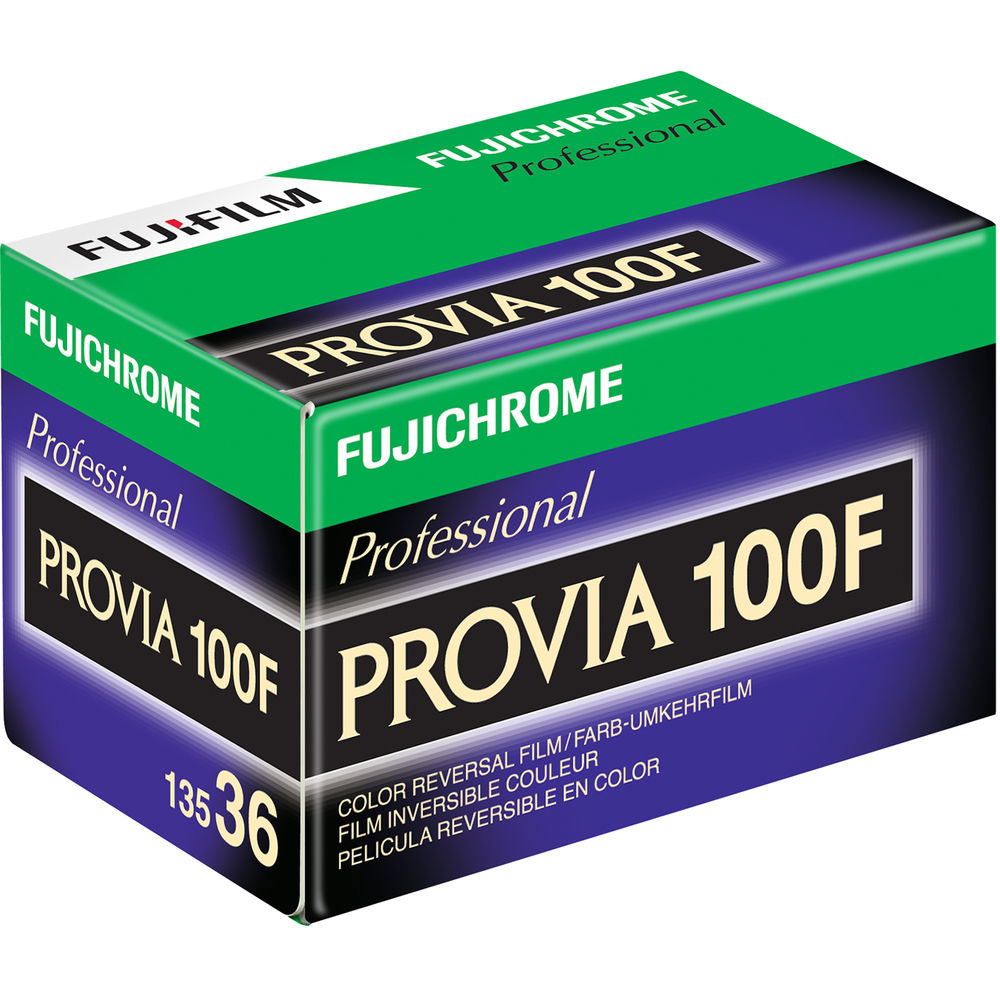 Fujifilm Provia 100 100F 35mm film box
