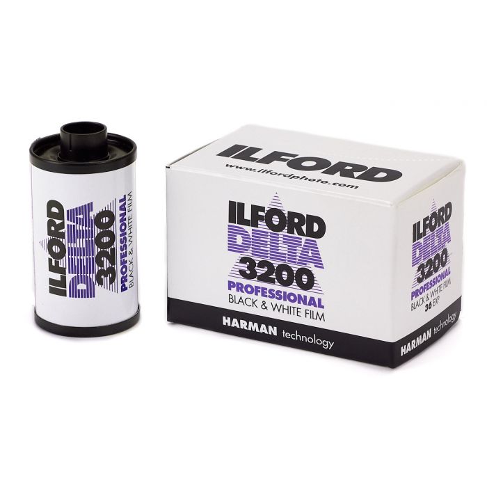 Ilford Delta 3200 35mm film box