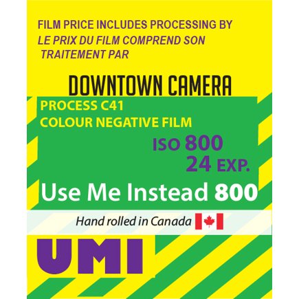 UMI Umi 800 film box