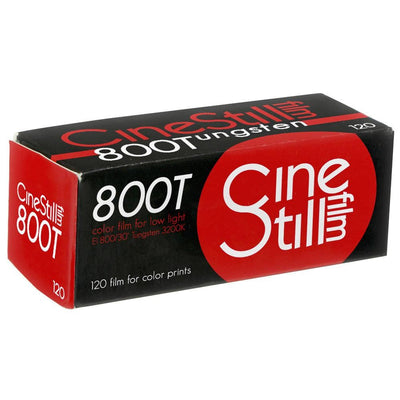 CineStill 800Tungsten High Speed Colour Film, 120 (ISO 800) - film listing