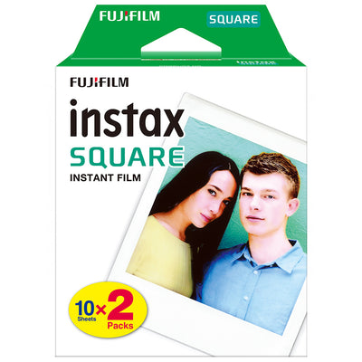 FUJIFILM Instax Square Film - 20 Exposure Twin Pack - film listing
