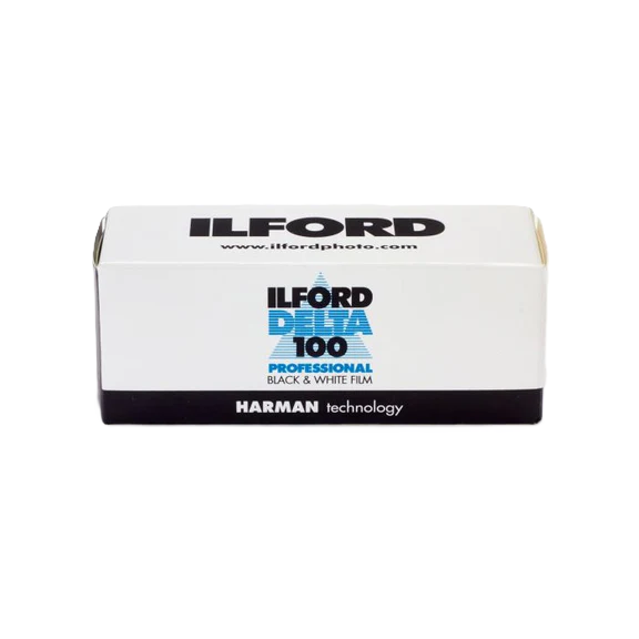 Ilford Delta 100 film box