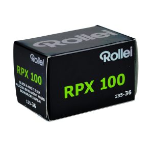 Rollei RPX 100 35mm film box