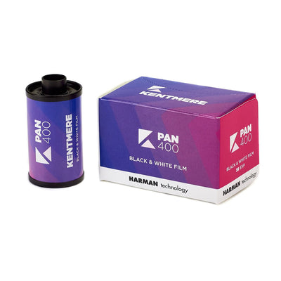Kentmere 400 Pan 35mm - 24 Exposures - film listing
