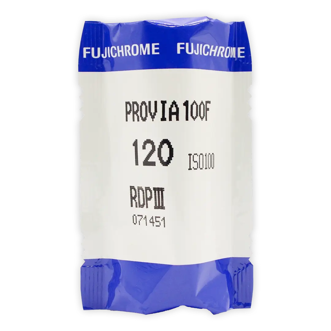 Fujifilm Provia 100F film box