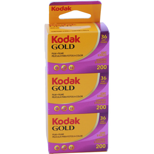 Kodak Gold 200 36exp 3 pack - film listing