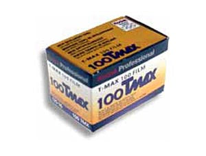 Kodak Tmax 100 35mm - 36 exp - film listing