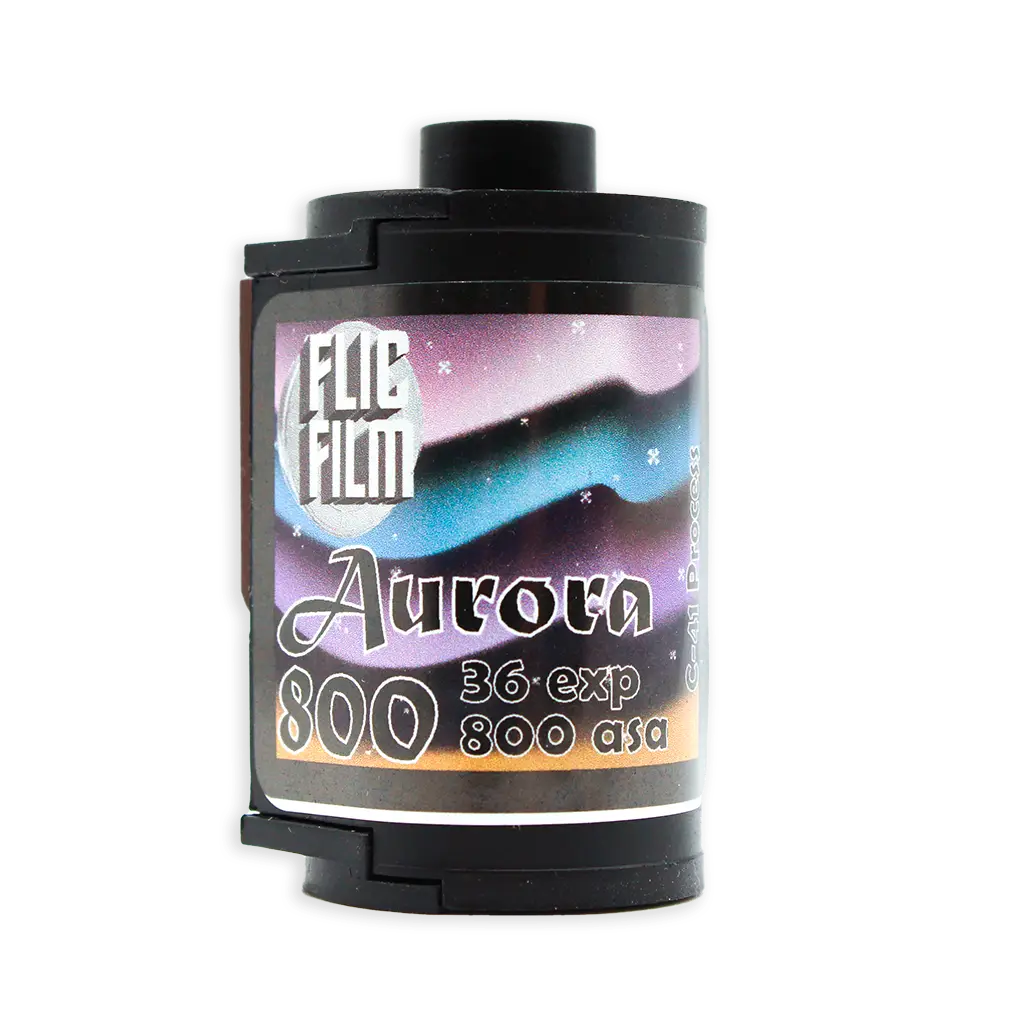 Flic Film Aurora 800 film box