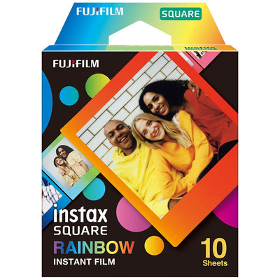 FUJIFILM Instax Square Rainbow Frame Film - 10 Exposures - film listing