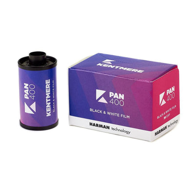 Kentmere 400 Pan 35mm - 24 Exposures - film listing