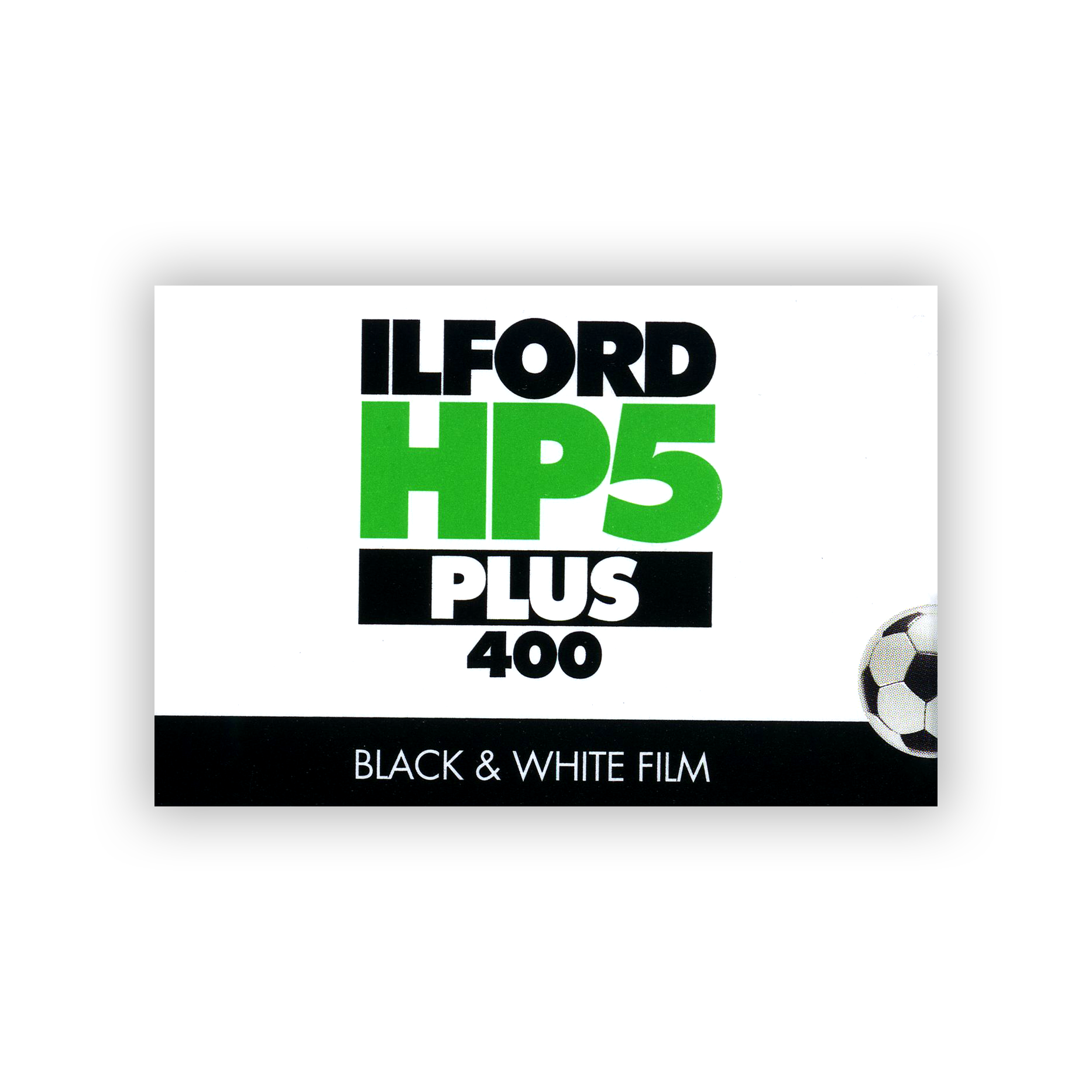 Ilford HP5 Plus Black and White Negative Film (Football Limited Edition, 35mm Roll Film, 36 Exposures) - film listing