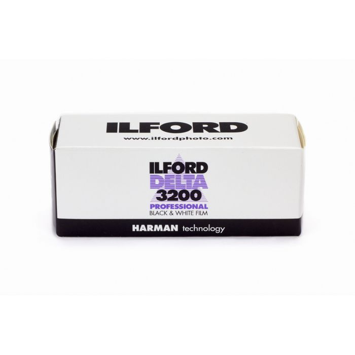 Ilford Delta 3200 120 film box