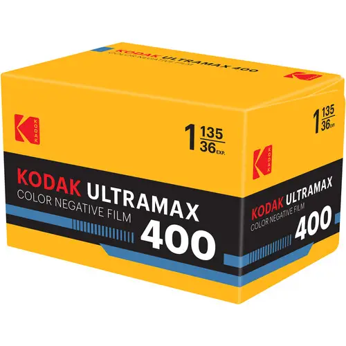 Kodak Eastman UltraMax 400 Color Negative Film (35mm Roll Film, 36 Exposures) - film listing