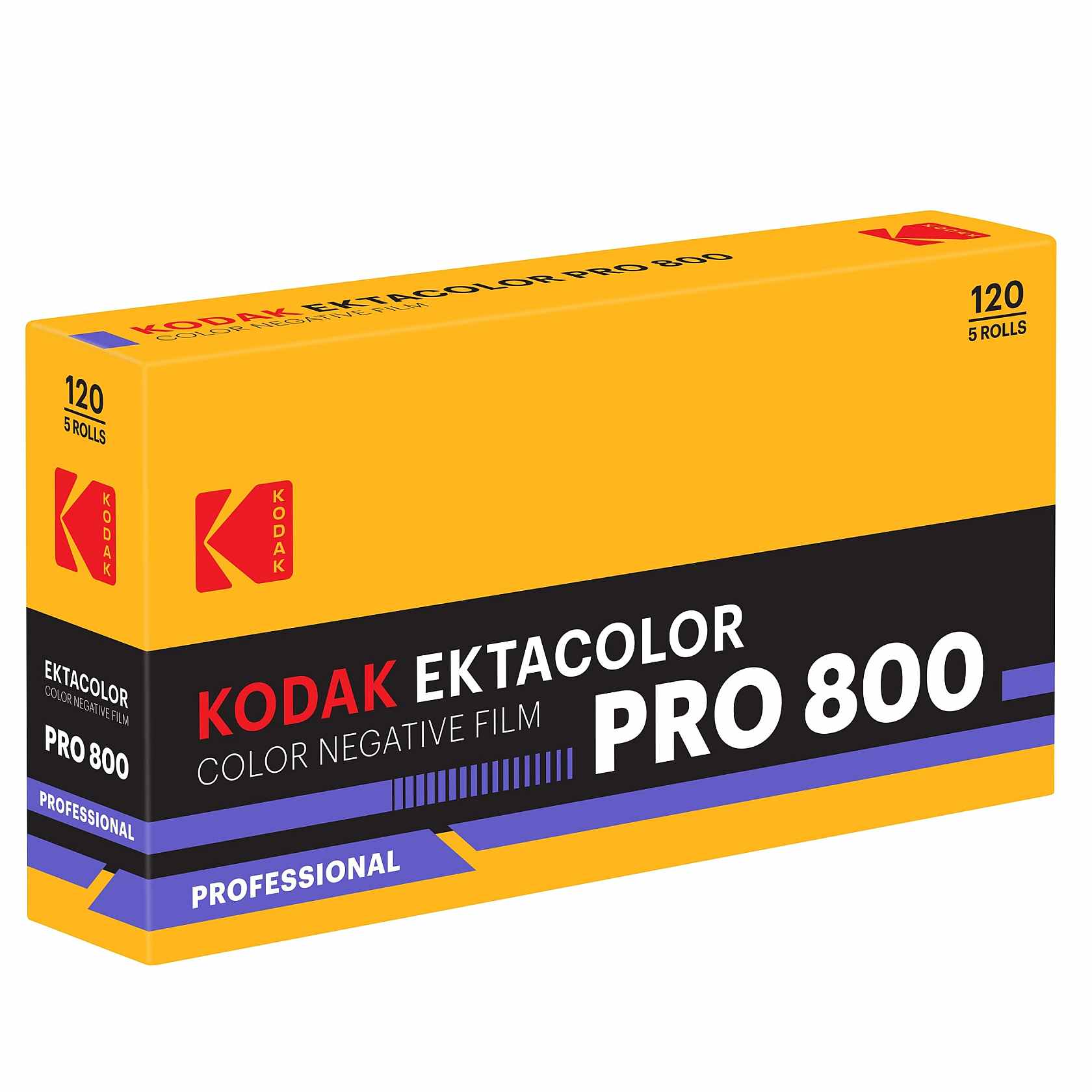 Kodak Eastman Ektacolor 800 120 film box
