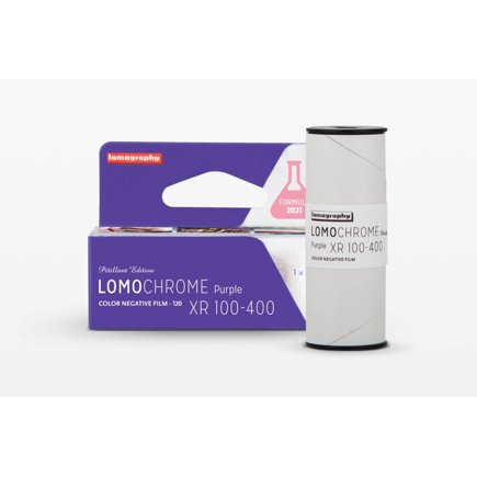 Lomography 2021 LomoChrome Purple Pétillant 120 ISO 100–400  - film listing