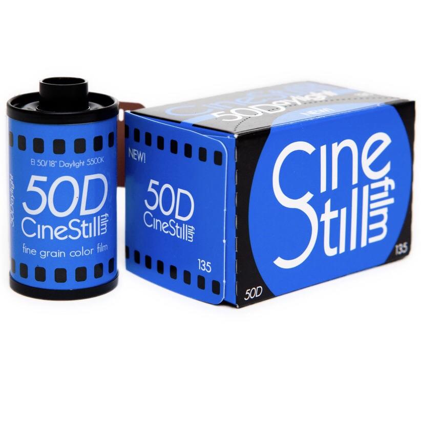 CineStill 50D 35mm film box