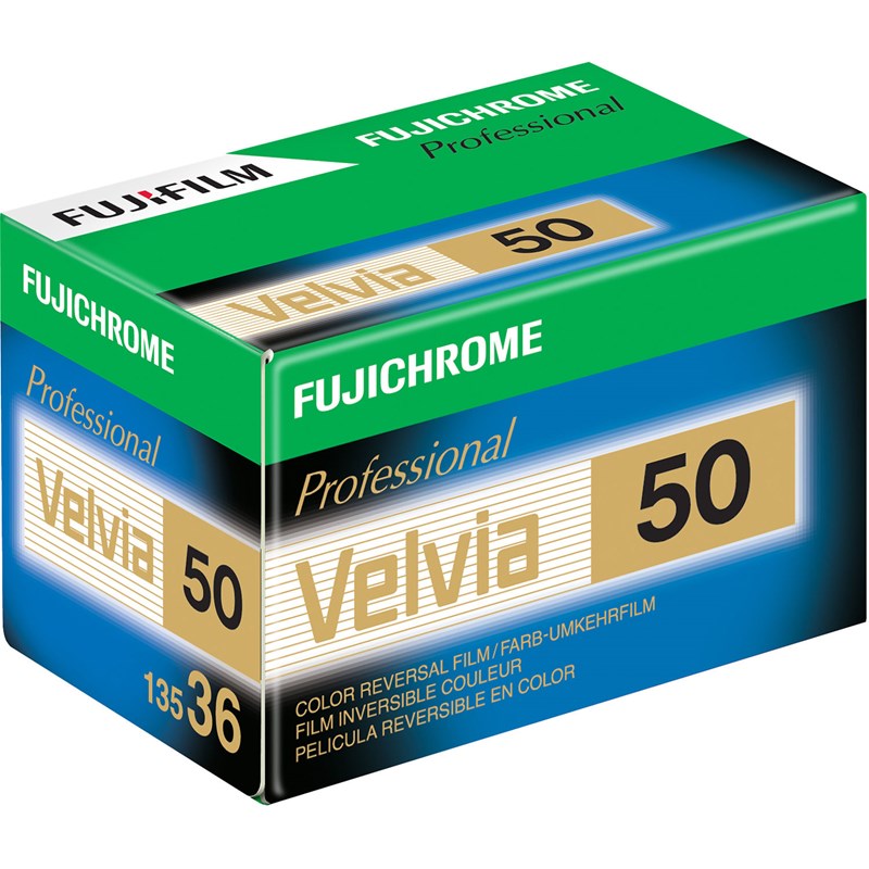 FUJIFILM Fujichrome Velvia 50 Professional RVP 50 Color Transparency Film 135 - 36exp. - film listing