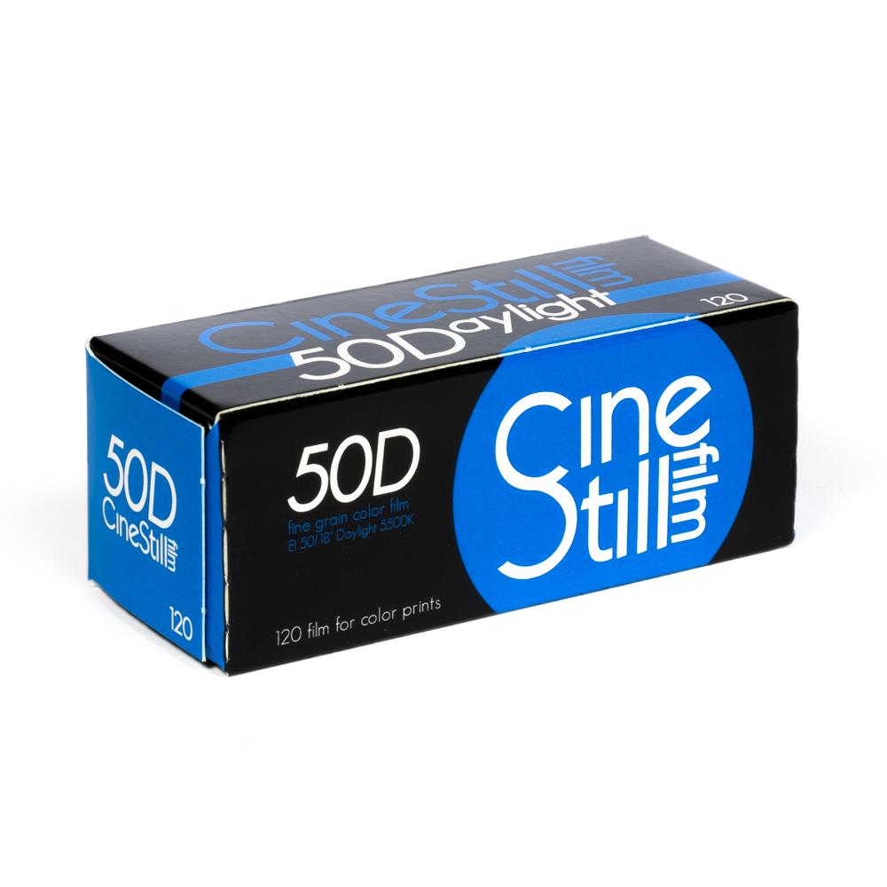 CineStill 50D 120 film box
