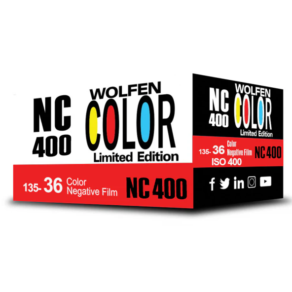 ORWO Wolfen NC400 film box
