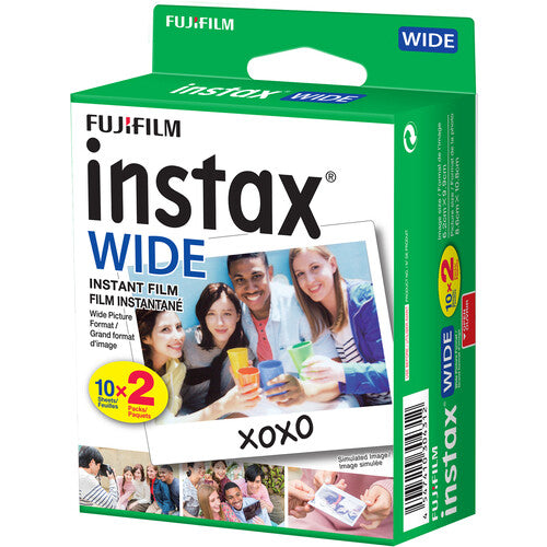Fujifilm Instax Wide 20 Sheets - film listing