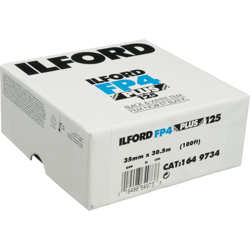 Ilford FP4+ Bulk 100ft box, 35mm - film listing