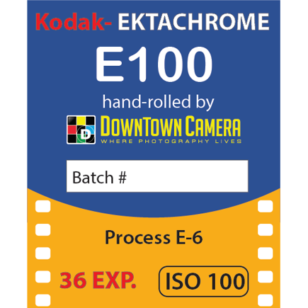 Kodak Ektachrome 100 35mm film box