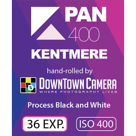 Downtown Camera Hand Rolled Kentmere 400 135 Black and White 36 exp.  - film listing