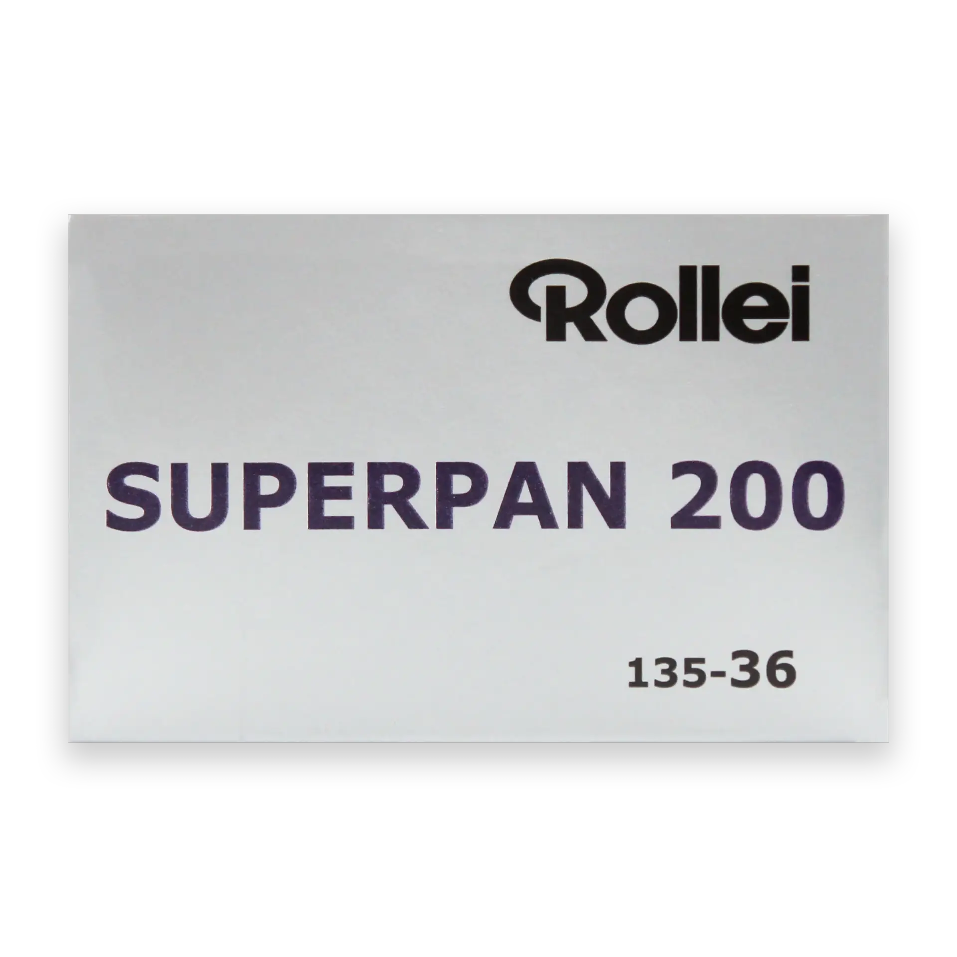 Rollei Superpan 200 film box