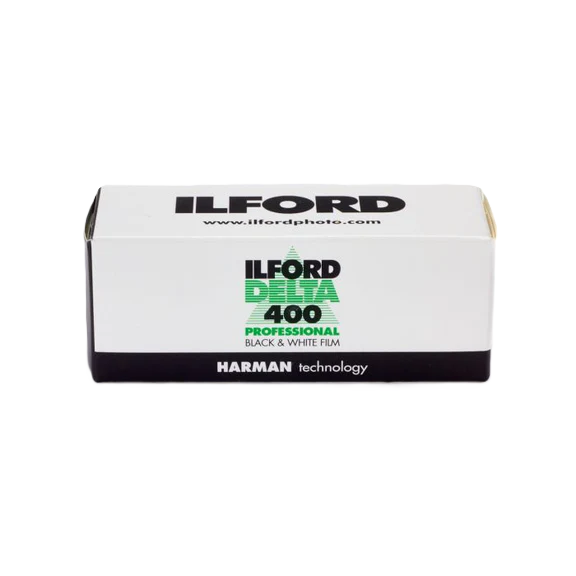 Ilford Delta 400 film box