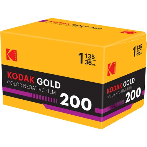 Kodak Eastman GOLD 200 Color Negative Film (35mm Roll Film, 36 Exposures) - film listing