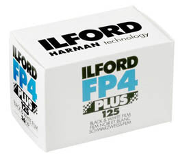 Ilford FP4 Plus 125 Black & White Print Film - 135-36exp - film listing
