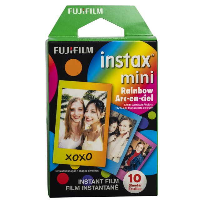FujifilmInstax Mini Instant Film - Rainbow - 10 Sheets - film listing