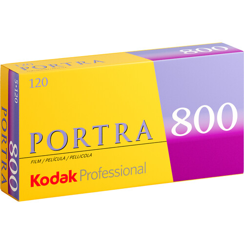 Kodak Portra 800 film box
