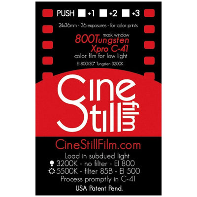 CineStill 800 ISO Tungsten Xpro C-41 - 135 - film listing
