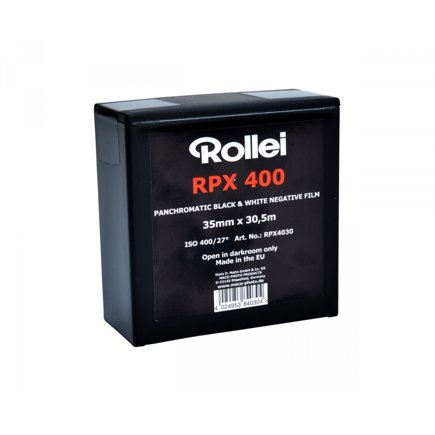 Rollei RPX 400 ISO 35mm x 100' Roll - film listing