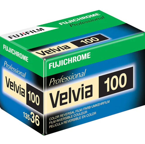 Fujifilm Velvia 100, 35mm slide film - film listing