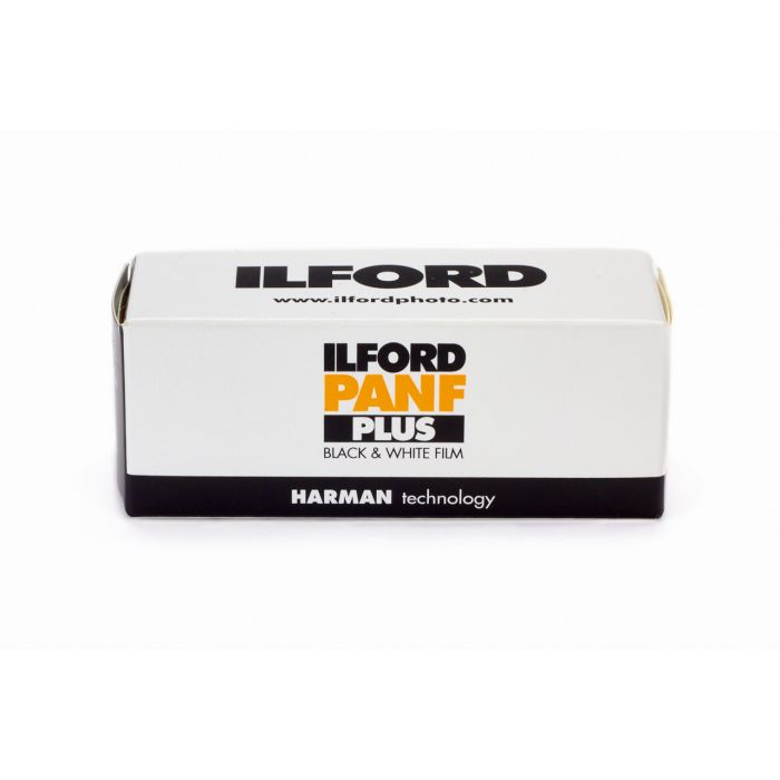 Ilford Pan F 120 film box
