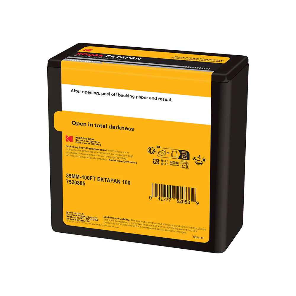 Kodak Eastman Ektapan 100 film box