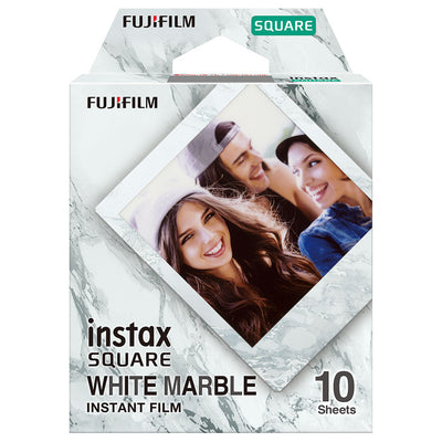 FUJIFILM Instax Square White Marble Frame Film - 10 Exposures - film listing
