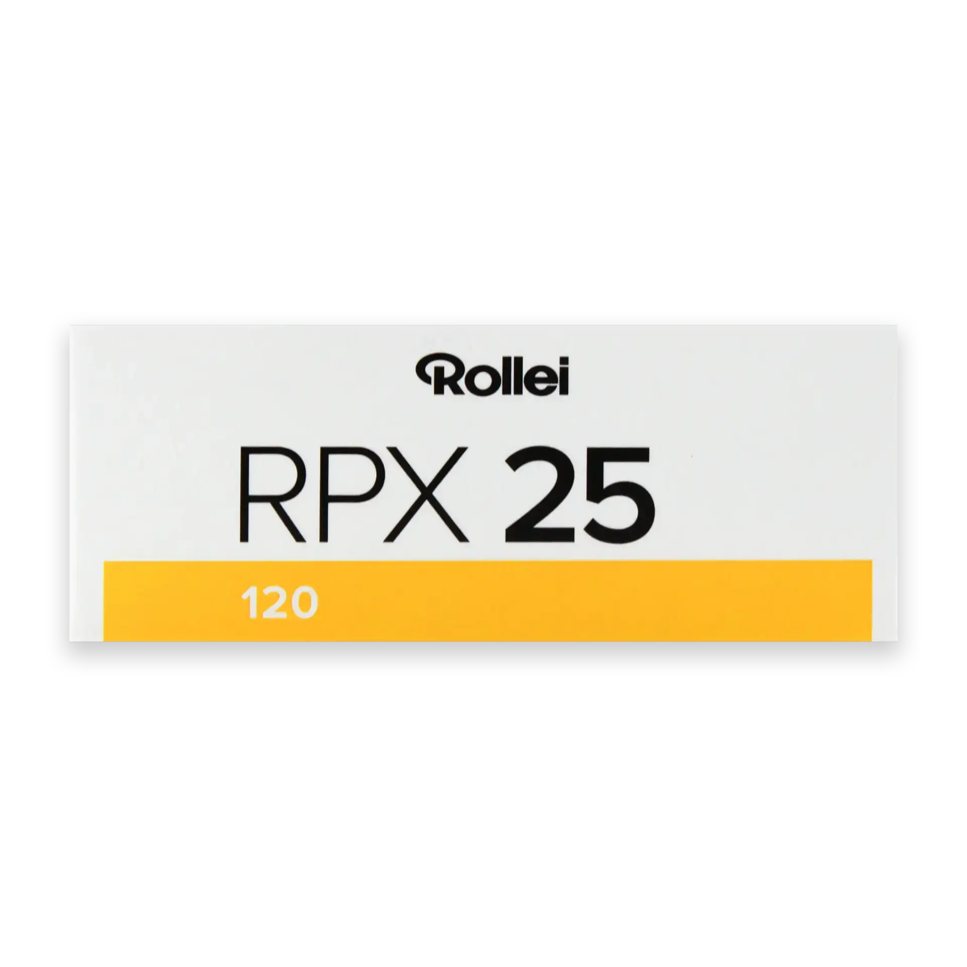 Rollei RPX 25 film box