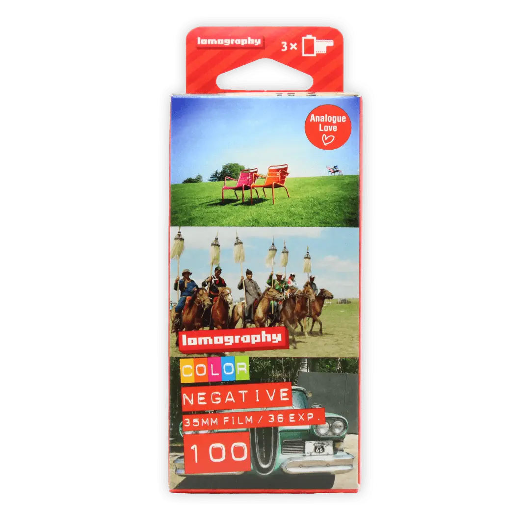 Lomography Color Negative 35 mm ISO 100 – Pack of 3 - film listing