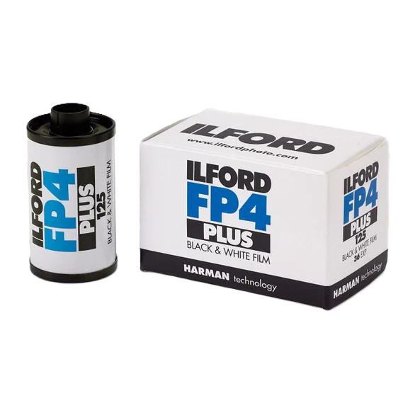 Ilford FP4 film box