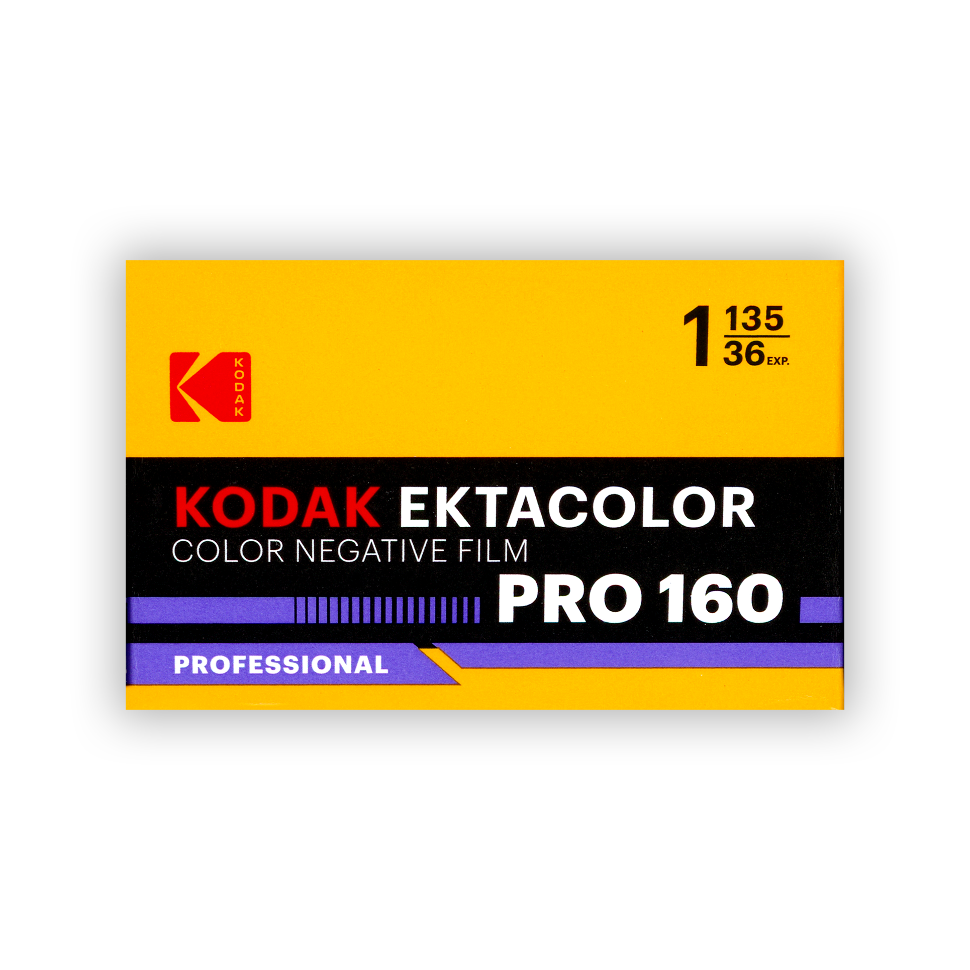 Kodak Ektacolor Pro 160 35mm film box