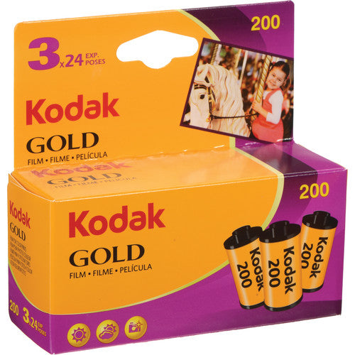 Kodak Gold 200 | 35mm - 24 Exposures - 3pak - film listing